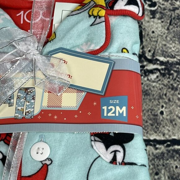 Disney 12 Months Retro 100 Years 2 Piece  Pajama set Mickey Minnie - Picture 2 of 11
